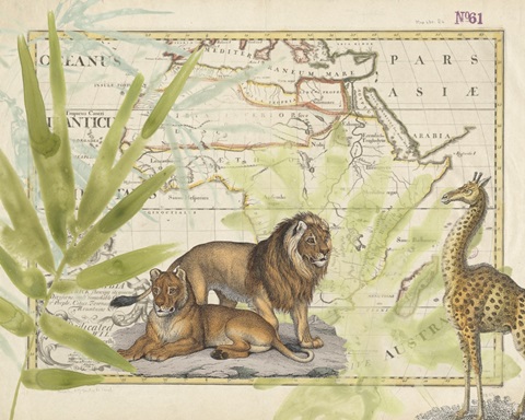 Sophisticated Safari Map I