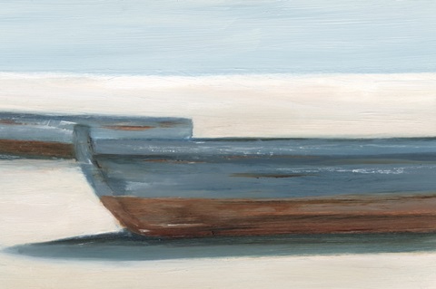 Beached Blue Boats II