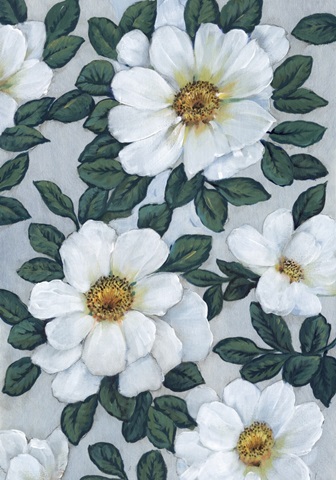 Bright White Flowers II