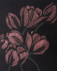 Blood Moon Tulips I