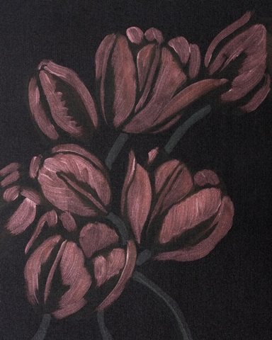 Blood Moon Tulips I