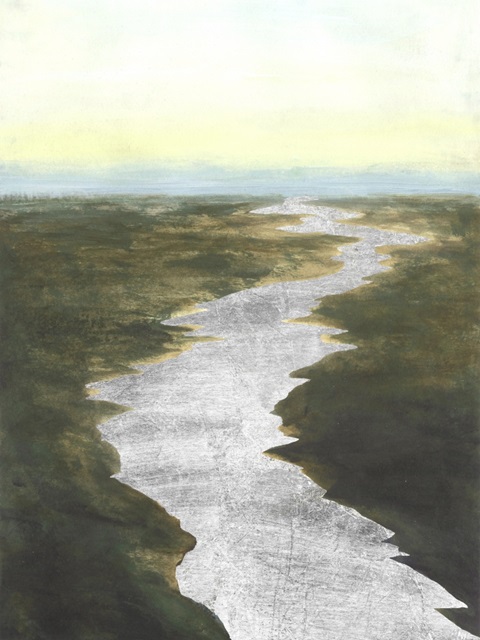 Silver Plated River I