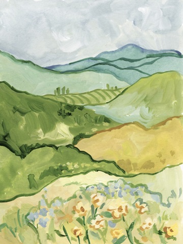 Meadow with Rolling Hills I