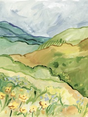 Meadow with Rolling Hills II