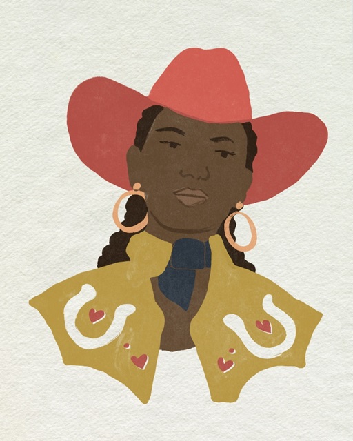 Paper Cowgirl I