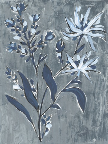 Vintage Navy Sprig I