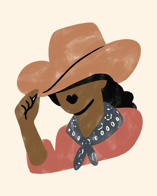 Simple Cowgirl Portrait II