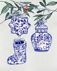 Blue & White Noel II