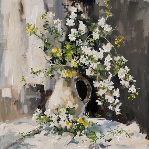 Late Day Sun on Vase III