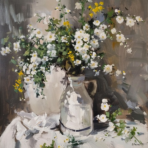 Late Day Sun on Vase IV