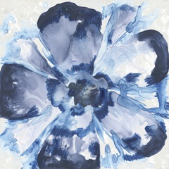 Blue Glass Flower I