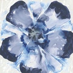 Blue Glass Flower II