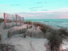 Dunes Horizon at Dusk I