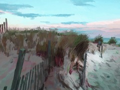 Dunes Horizon at Dusk II