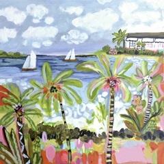 Palm Trees in Bright Sun I