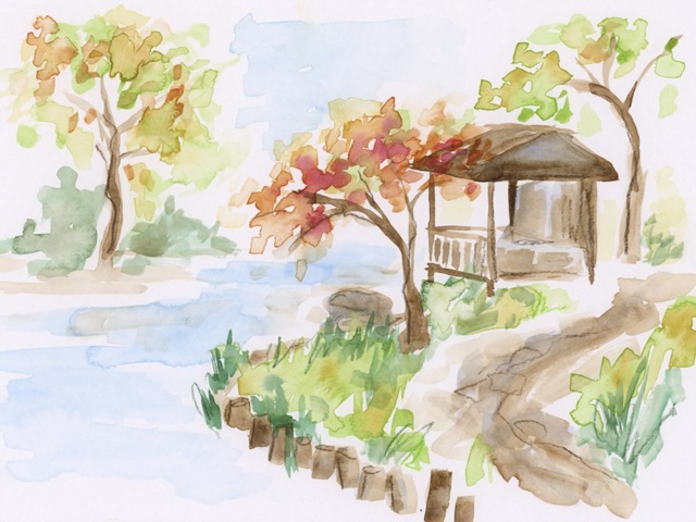 Maymont Garden Sketches IV