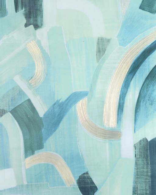 Printed Minted Rain II
