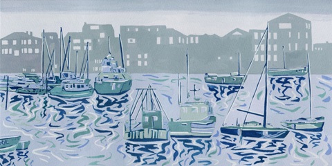 Reflections Of A Harbor City II