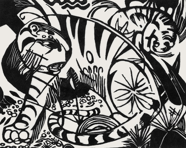 Animal Legend Woodcuts IV