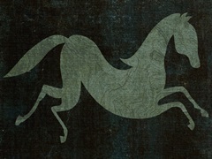 Horse Simple Silhouette II