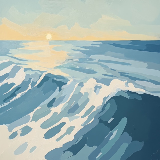 Sunlit Waves III