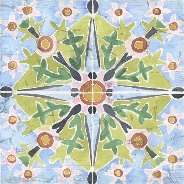 Vintage Art Nouveau Tile III