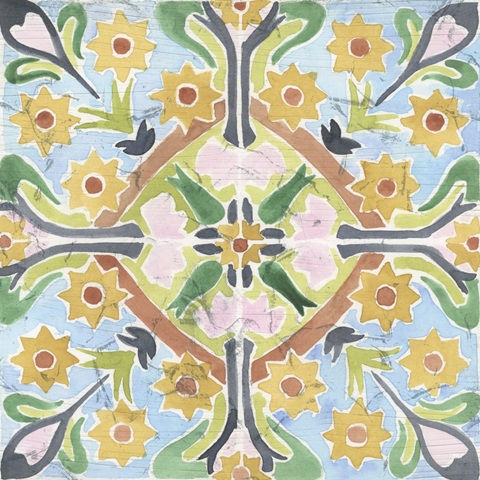 Vintage Art Nouveau Tile IV