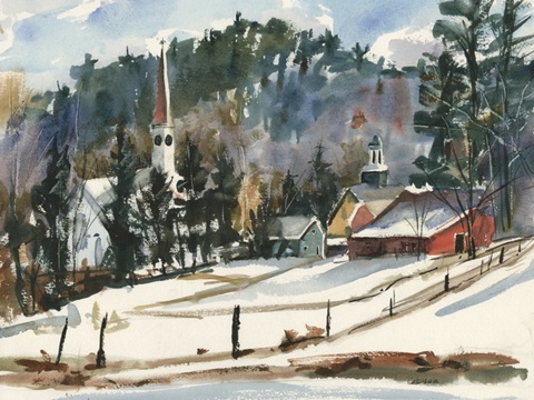 Winter in Cummington MA