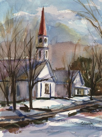 Cumington Mass Steeple