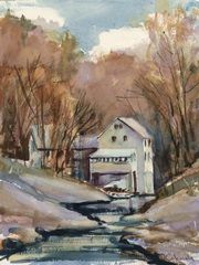 Hill Town River View