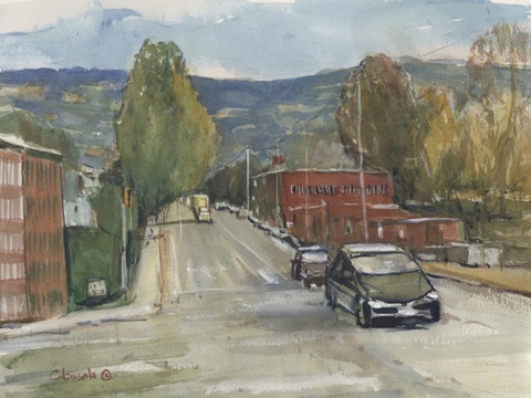 Easthampton Mass Mountain Town View