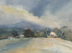 Distant Mountain Town