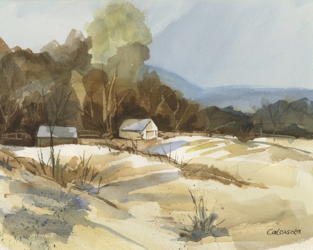 Barn in Sepia