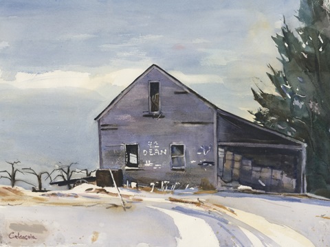 42 Dean Barn in Winter