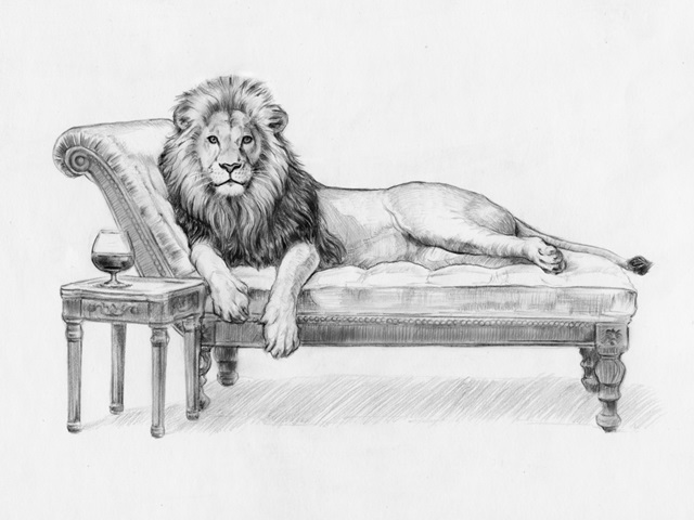 Lounging Beasts I