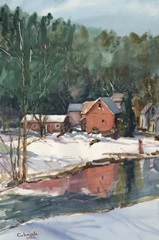 Westfield River in Cummington