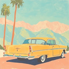 Cadillac on Sunset I