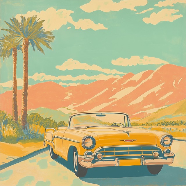 Cadillac on Sunset II