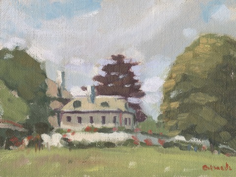 New England Home in Spring