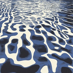 Cobalt Ripples I