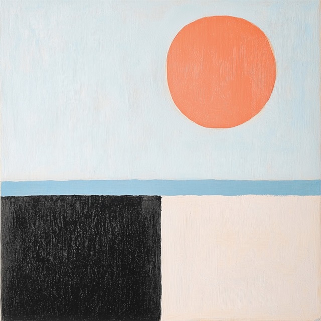 Colorblock Sunset I