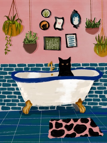 Kitty Cat Bath I