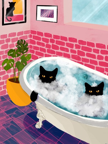 Kitty Cat Bath II