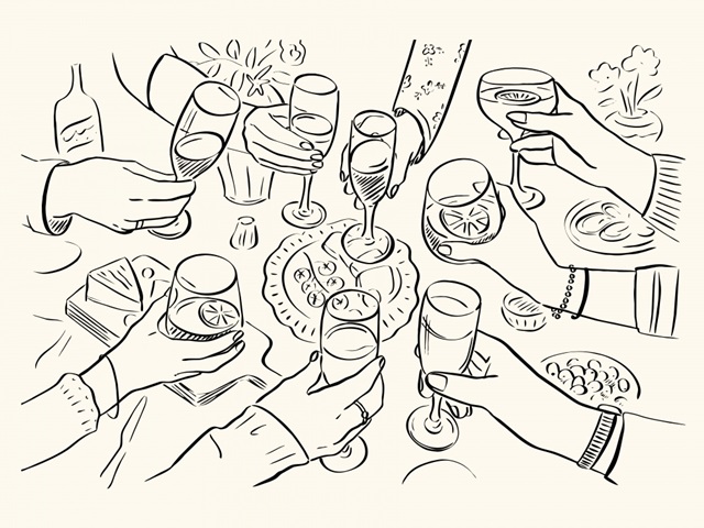 Dinner Party Sketch I