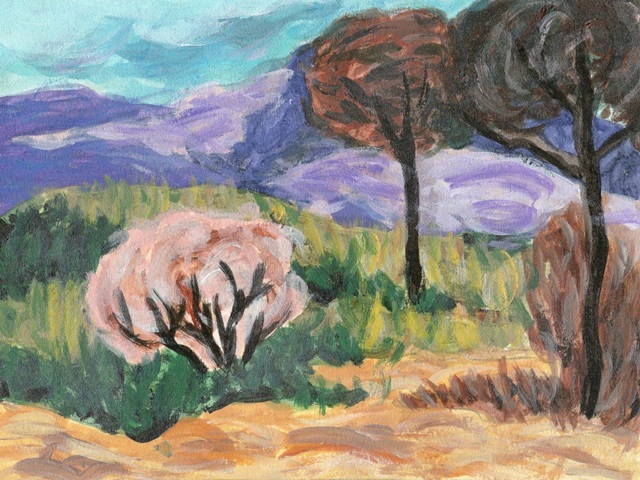 Dancing Shadows and Golden Fields II