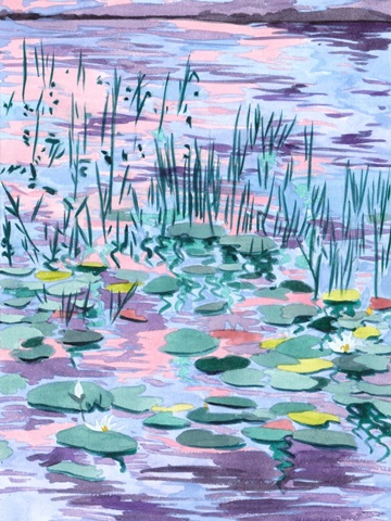 Blush of the Setting Sun I