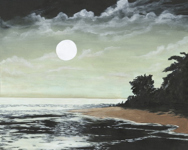 Descending Moon I