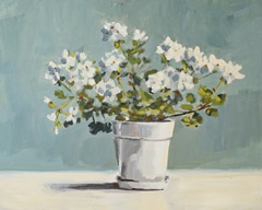 White Flower Pot II