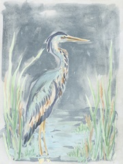 Teal Heron Lagoon I