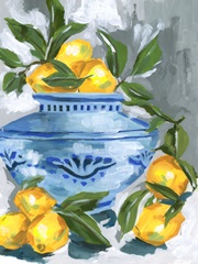 Indigo & Lemon I